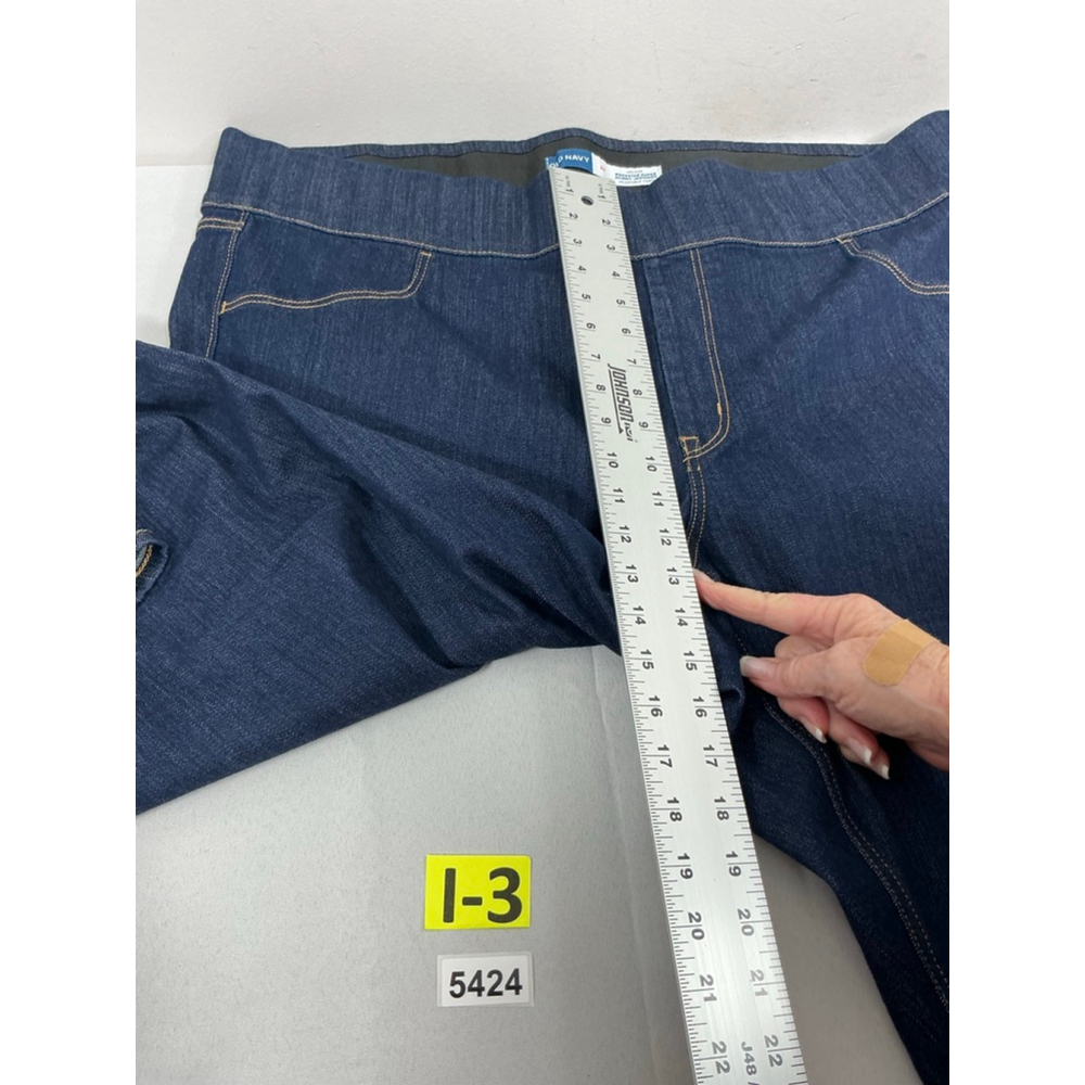 Womans Old Navy Rock Star Super Skinny Jeggings 24 Adjustible Waist Pullon NWT - Picture 8 of 10
